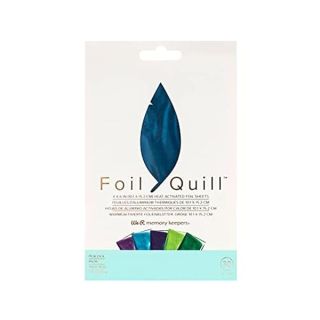 We R Memory Keepers 0633356606734 Foil Quill-4 x 6 Inch Seat-Peacock (30 Piece), 4x6 inches