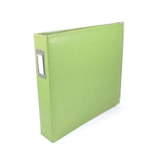 We R Memory Keepers 12x12 Photo Album, Kiwi, Protect Memories & Photos, Acid-free Faux Leather, Snag-free Rings, Includes 5 Page Protectors, Scrapbooking