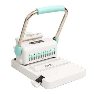 We R Memory Keepers Cinch Book Binding Machine Version 2, White, Easy to Use, Slide Ruler, Spiral Binding, Professional Books, Notebooks, Calendars