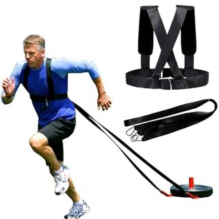 Weight Bearing Shoulder Strap, Resistance Bands Fitness Shoulder Strap Elastic Loop | Adjustable Padded Shoulder Strap, Sled Harness Tire Pulling Harness for Fitness Resistance Training Workout