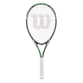 Wilson Tour Slam Strung Tennis Racquet, 4 1/4-Inch, Black/Green