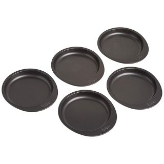 Wilton Easy Layers 5-Piece Layer Cake Pan Set, 6-Inch, Steel