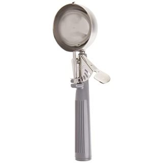 Winco Ice Cream Disher with Gray Handle, Size 8