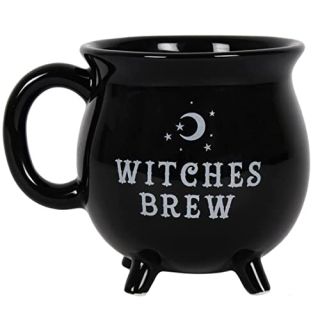 Witches Brew Cauldron Stoneware Mug