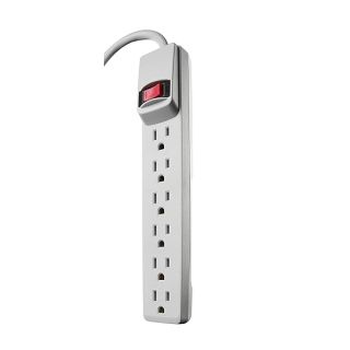 Woods 41367 Surge Protector: 6 Outlets, 4ft Cord & Overload Safety - Essential Power Solution