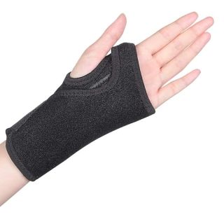 Wrist Brace, Night Wrist Sleep Support Wrist Palm Protector with Removable Splint Stabilizer and Elastic Edged Big Thumb Hole for Carpal Tunnel, Tendonitis, Sports Injuries Pain Relief