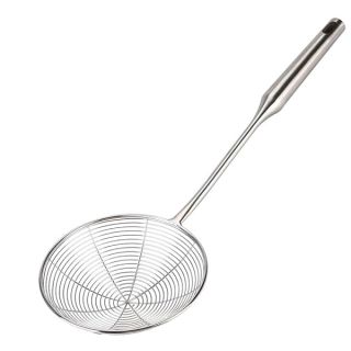 Xingmin Spider Strainer Skimmer Ladle Stainless Steel Aasian Metal Frying Basket With Long Handle Large Spoon Food Japanese Pasta Kitchen Oil Solid Professional Mesh Wire 5 Inch