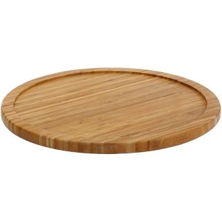 YBM Home Bamboo Wooden Non-Skid Spinner for Kitchen, Pantry, Fridge, Cupboards, or Counter Organizing, Fully Rotating Organizer