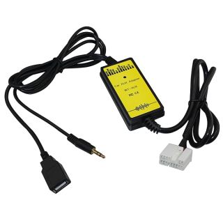 YONGJIANGXIA USB Aux Adapter & Charge Cable for Honda Accord, CRV, Civic, Odyssey & More (2002-2011)