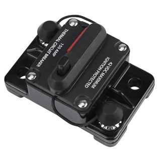 YWBL-WH Car Audio Circuit Breaker DC12V-42V Manual Reset Car Stereo Audio Inline Circuit Breaker (150A)