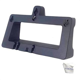 Yealink Wall Mount Bracket for Yealink Desk Phones: T52S, T54S, T54W, T56A, T58V, Global Teck Bundle Includes Microfiber Cloth