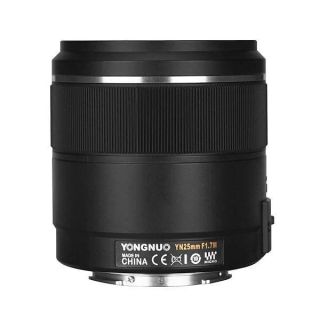 Yongnuo YN25mm F1.7M Auto Focus Standard Prime Lens, Mirrorless Micro Four Thirds, Compatible with Olympus and Panasonic Cameras Black