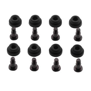 ZRM&E 8pcs 10mm Hard Disk Drive Screws and Shock Absorption Rubber Washer Kit PC Hard Disk Drive Mounting Accessories for 2.5 inches HDD SSD