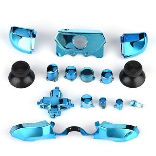 Zerone Full Button Set for Xbox One, Thumbsticks ABXY Buttons Dpad Triggers Full Buttons Set Mod Kits for Xbox One Controller(Blue)