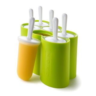 Zoku Classic Pop Molds, 6 Easy-release Popsicle Molds With Sticks and Drip-guards, BPA-free