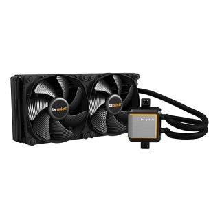 be quiet! Silent Loop 2 280mm, All-in-One Water Cooling, 2X Silent Wings 3 140mm PWM high-Speed Fans, ARGB LEDs, Included ARGB Controller, BW011