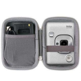 co2CREA Hard Travel Case Replacement for Fujifilm Instax Mini Liplay Hybrid Instant Camera (White Case)