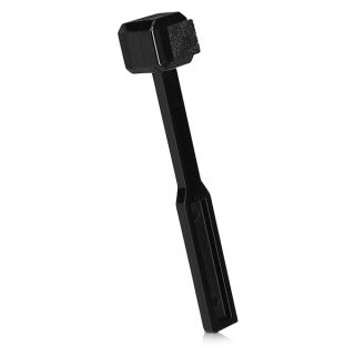 KWMobile Carbon Fiber Stylus Brush: Anti-Static Cleaning Tool for Vinyl Record Players & DJs