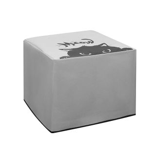 KWMobile Dust Cover for Brother DCP-L2530DW, L2550DN, MFC-L2710DN, L2750DW - Stylish Grey/Black Cat Design