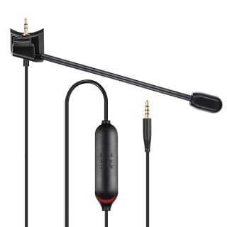 Detachable Mic for Bose QC35 II & QC35 - Boom Gaming Microphone with Mute for Xbox, PS4, PS5, PC